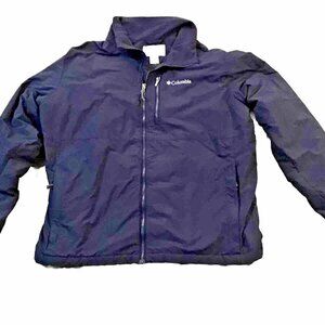 Columbia Sportswear Men's Utilizer Jacket XL Navy Blue Water Resistant Nylon